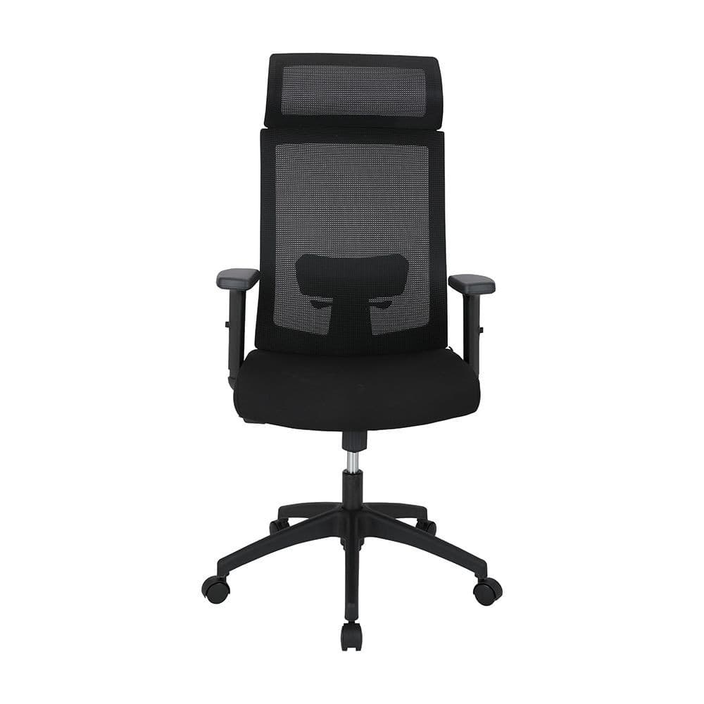 INDEX LIVING MALL เก้าอี้สำนักงานพนักพิงสูง เก้าอี้ทำงานเพื่อสุขภาพ Ergonomic รุ่น โอเว่น-เอ - สีดำ เก้าอี้สีดำ ระบายอากาศดีเยี่ยม เบาะนั่งปรับสูง-ต่ำของที่นั่งด้วย Gas lift ปรับระดับความลึกเบาะนั่งได้ https://lnwchill.com