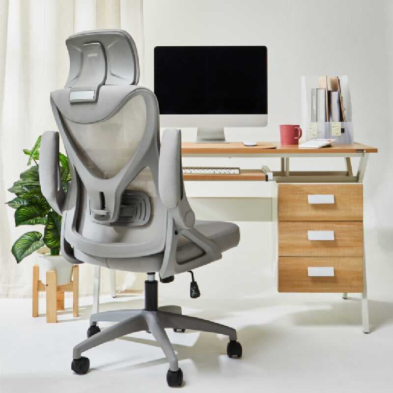 FURRADEC รุ่น Friendly สีเทา เก้าอี้เพื่อสุขภาพ Ergonomic Chair พนักพิงตาข่ายระบายอากาศ ปรับระดับได้เพื่อสรีระที่ดีในการทำงาน https://lnwchill.com