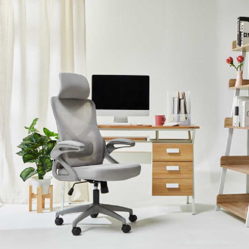 FURRADEC รุ่น Friendly สีเทา เก้าอี้เพื่อสุขภาพ Ergonomic Chair พนักพิงตาข่ายระบายอากาศ ปรับระดับได้เพื่อสรีระที่ดีในการทำงาน https://lnwchill.com