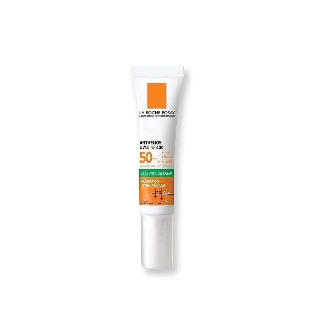 La Roche-Posay ลา โรช-โพเซย์ Anthelios UVMune 400 Oil Control Gel-Cream เอสพีเอฟ50+ ครีมกันแดด สำหรับผิวเป็นสิวง่าย 15ml https://lnwchill.com