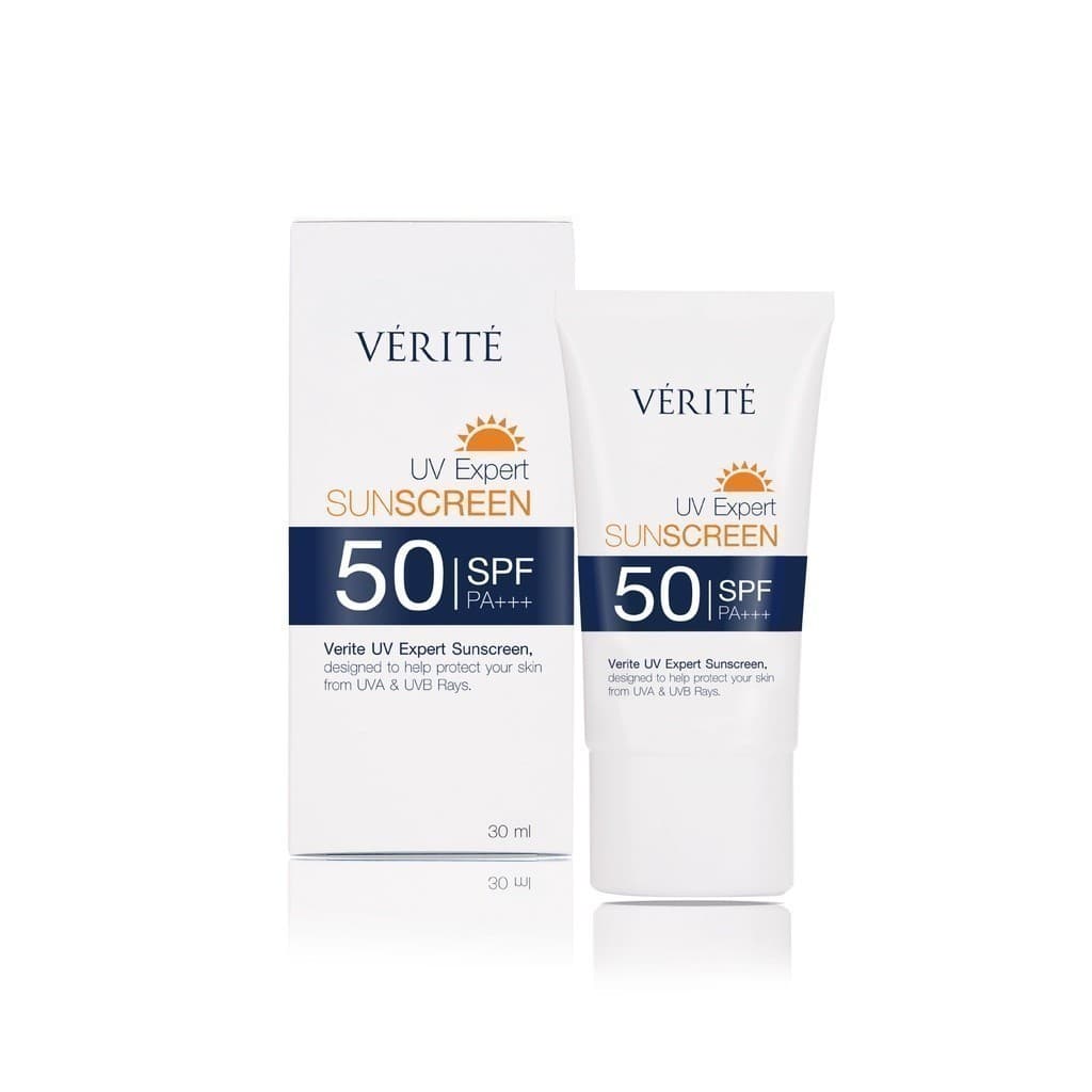 Verite UV EXPERT SUNSCREEN SPF 50 PA+++ 30ml. กันแดด เอสพีเอฟ 50 พีเอ +++ 30 มล. กันน้ำ เป็นมิตรต่อประการัง https://lnwchill.com