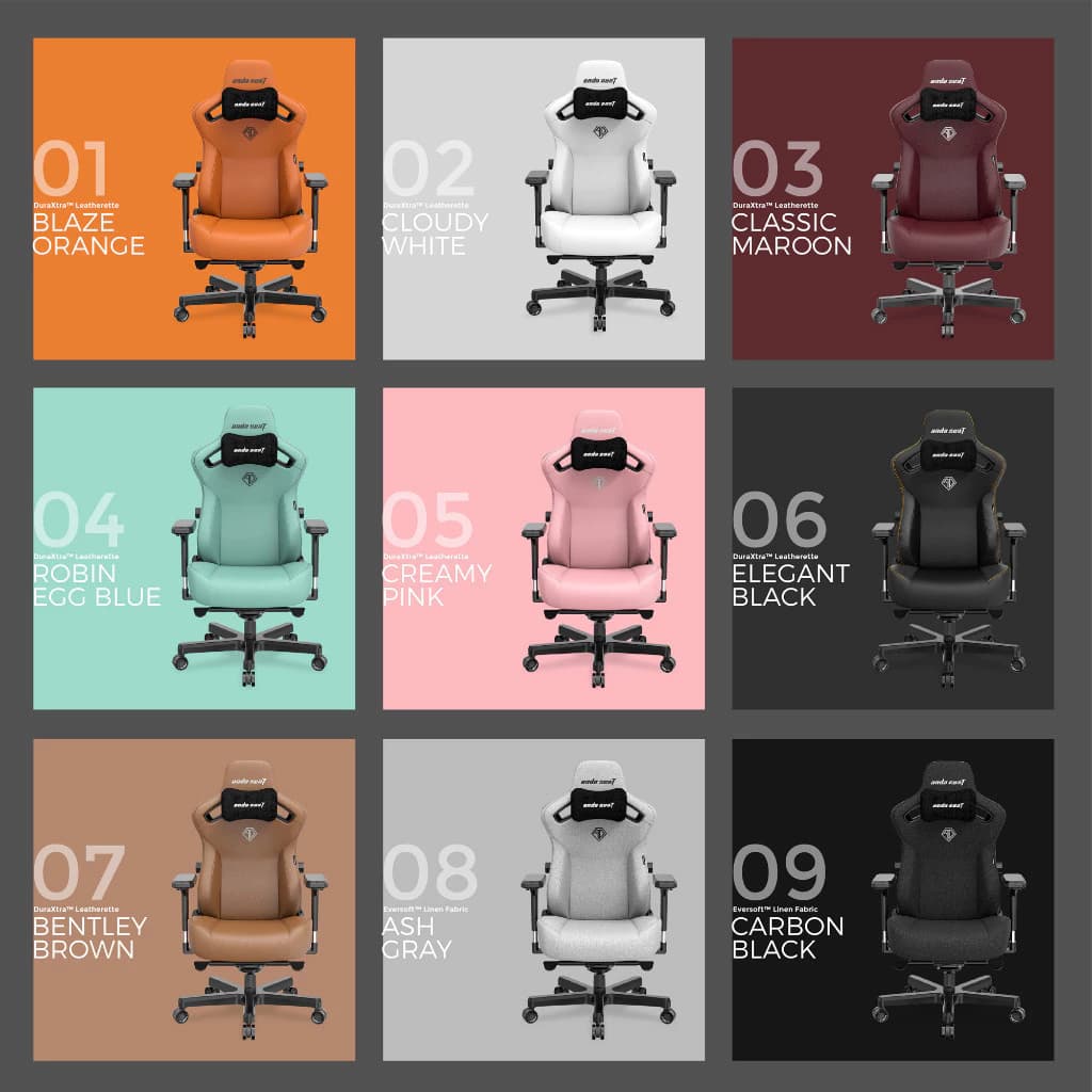 Anda Seat Kaiser 3 Edition Series Premium Gaming Chair Size L เก้าอี้สีแดง (AD12YDC-L-01) อันดาซีท เก้าอี้เกมมิ่งเพื่อสุขภาพ Ergonomic E-Sport https://lnwchill.com