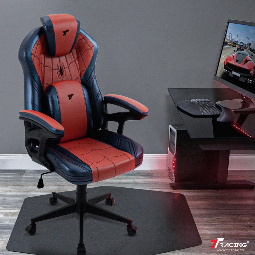 TTRacing Duo V4 Pro Gaming Chair Spider-Man Edition เก้าอี้สไปเดอร์แมน เก้าอี้ทำงาน เก้าอี้เกมมิ่งเพื่อสุขภาพ Ergonomic E-Sport เก้าอี้เบาะ นุ่มสบาย ตามหลักสรีระศาสตร์ https://lnwchill.com