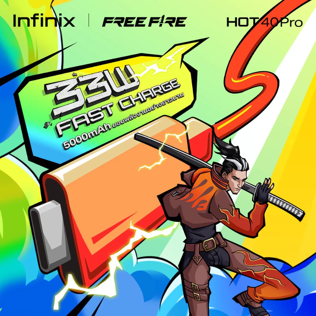 Infinix HOT 40 PRO 256+8GB (ผสานแรมสูงสุด 16GB)|Helio G99 ประมวลผลความเร็วสูง|หน้าจอหน้าจอ 120Hz https://lnwchill.com