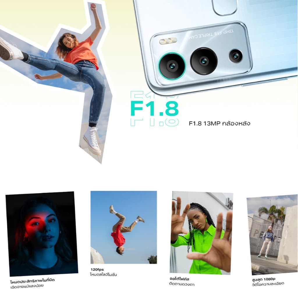 Infinix HOT 12i 64+4GB ผสานแรมได้สูงสุด 7GB หน้าจอขนาด 6.6” HD+ ความสว่างสูง แบตเตอรี่ 5000mAh https://lnwchill.com