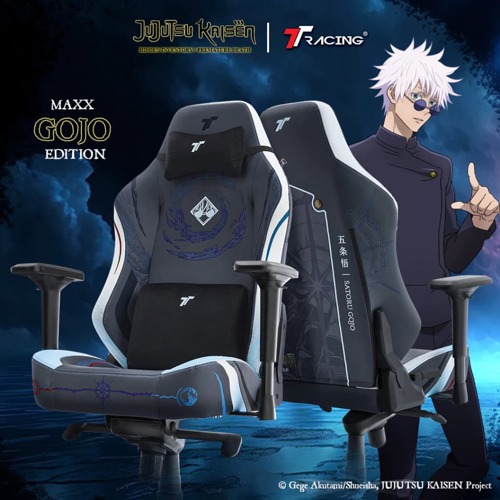 TTRacing Maxx Gojo Jujutsu Kaisen Edition Gaming Chair เก้าอี้สำนักงาน เก้าอี้เกมมิ่ง - รับประกันอย่างเป็นทางการ 2 ปี https://lnwchill.com