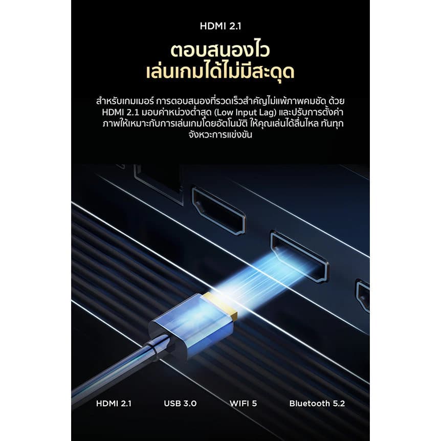 TCL 55V6B ขนาด 55 นิ้ว TV ทีวี LED 4K UHD Google TV รองรับ WiFi ระบบปฏิบัติการ Google/Netflix & Youtube, Voice search https://lnwchill.com