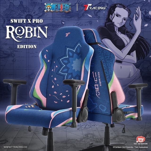 TTRacing Swift X Pro Air Threads Fabric Gaming Chair Robin One Piece Edition เก้าอี้เกมมิ่งระบายอากาศสำหรับทำงานและเล่นเกม