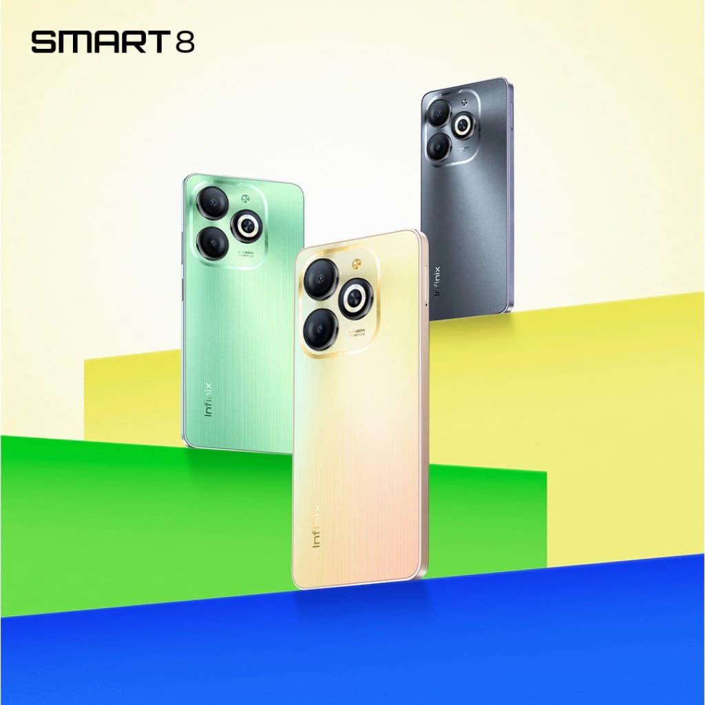Infinix SMART 8 128+4GB I หน้าจอ 90Hz 6.6" Punch-Hole I แบตเตอรี่ 5000mAh สายชาร์จ Type-C https://lnwchill.com