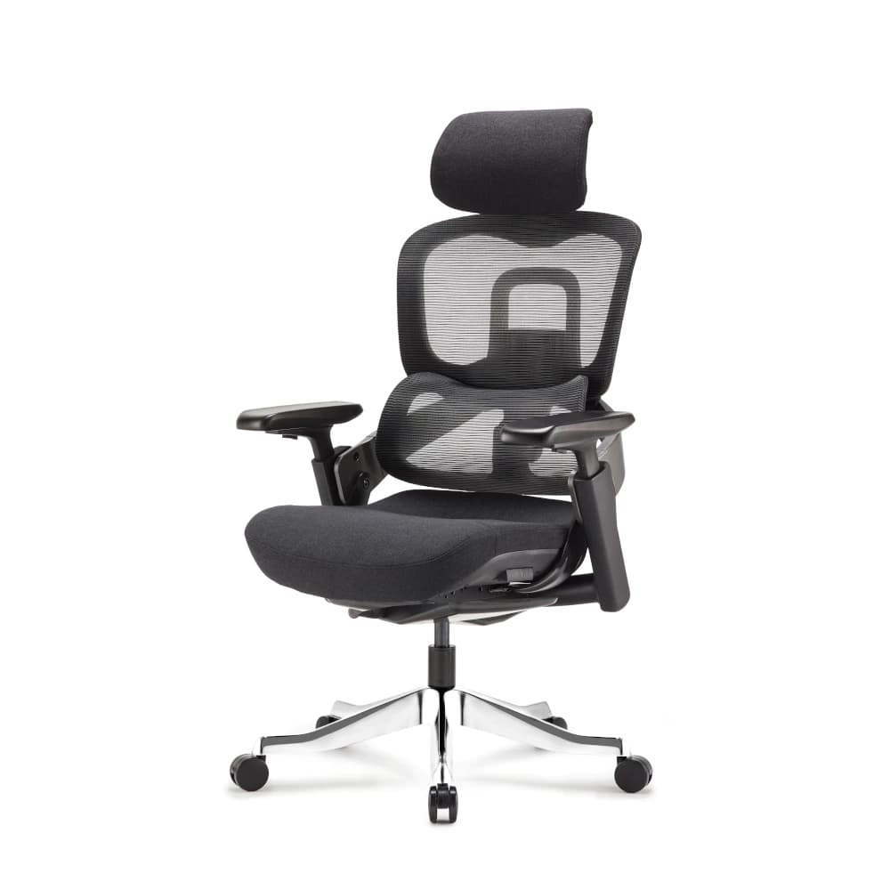 Ergotrend เก้าอี้เพื่อสุขภาพเออร์โกเทรน รุ่น SPACIO เก้าอี้สีดำ ระบายอากาศดีเยี่ยม นุ่มสบาย ตามหลักสรีระศาสตร์ Ergonomic เก้าอี้พนักพิงสูง ลดอาการปวดเมื่อย เกรดคุณภาพ https://lnwchill.com