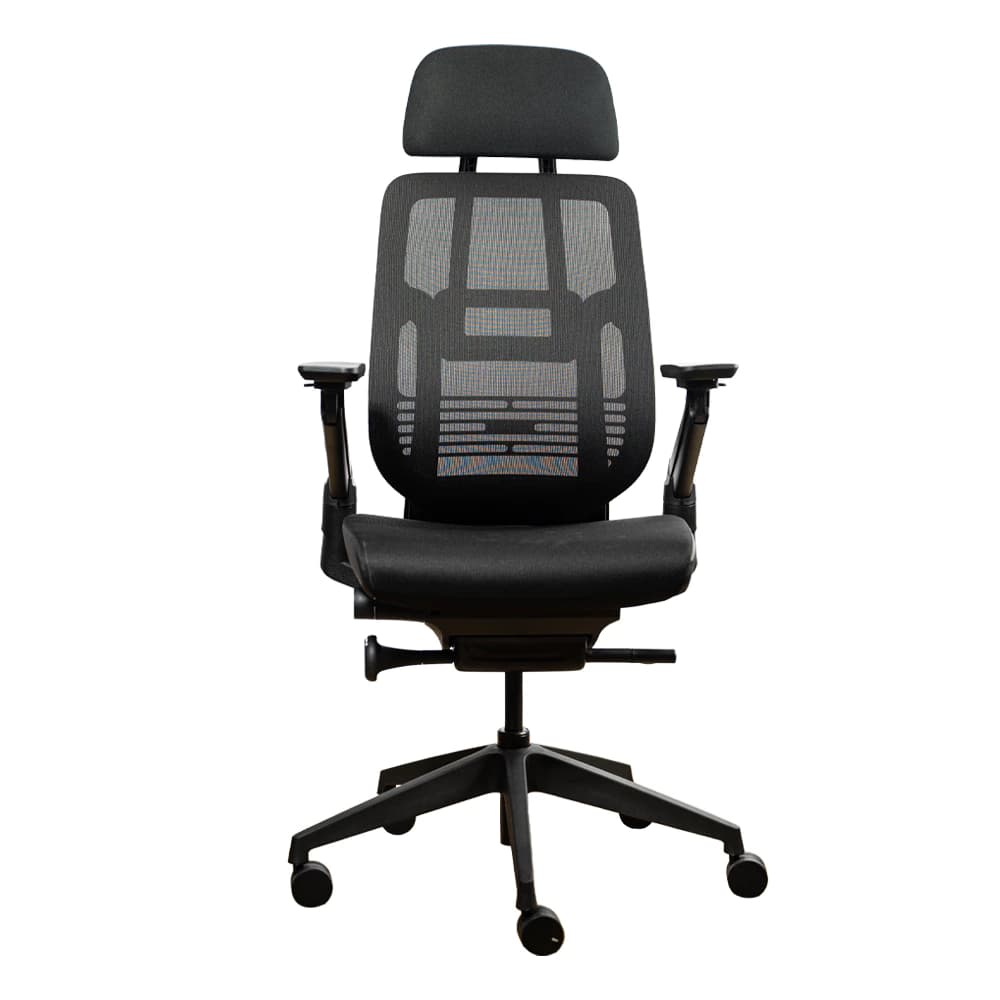 Ergotrend เก้าอี้เพื่อสุขภาพเออร์โกเทรน รุ่น Bergen all black เก้าอี้สีดำ ระบายอากาศดีเยี่ยม นุ่มสบาย ตามหลักสรีระศาสตร์ Ergonomic เก้าอี้พนักพิงสูง ลดอาการปวดเมื่อย เกรดคุณภาพ https://lnwchill.com