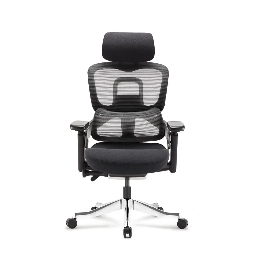 Ergotrend เก้าอี้เพื่อสุขภาพเออร์โกเทรน รุ่น SPACIO เก้าอี้สีดำ ระบายอากาศดีเยี่ยม นุ่มสบาย ตามหลักสรีระศาสตร์ Ergonomic เก้าอี้พนักพิงสูง ลดอาการปวดเมื่อย เกรดคุณภาพ https://lnwchill.com