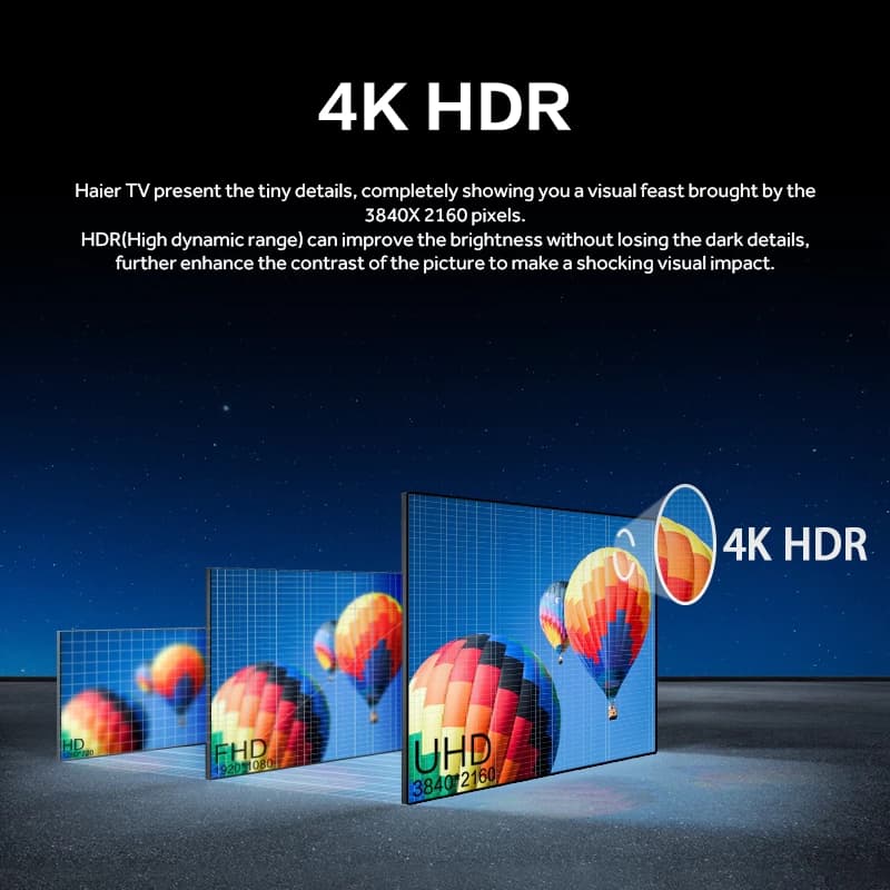 Haier H70K6UG ขนาด 70 นิ้ว TV รุ่น H70K6UG 4K HDR10 Ultra HD Smart Google TV with Dolby Audio https://lnwchill.com