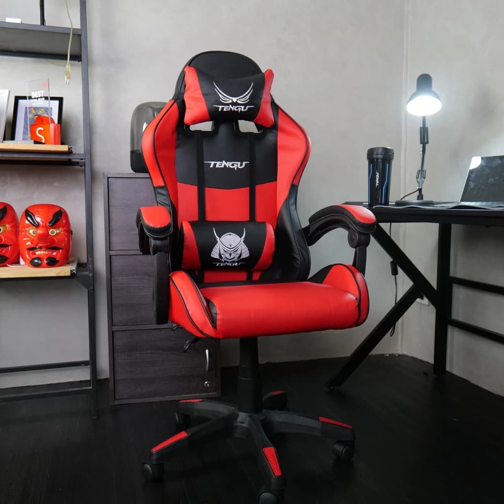 Tengu เก้าอี้เกมมิ่ง E-Sport Gaming Chair รุ่น Kusanagi เก้าอี้สีชมพู สีเหลือง สีแดง สีน้ำเงิน สีดำ สีขาว ปรับขึ้น/ลง ปรับเอนนอนได้ 135 องศา เก้าอี้เกมมิ่งเพื่อสุขภาพ https://lnwchill.com