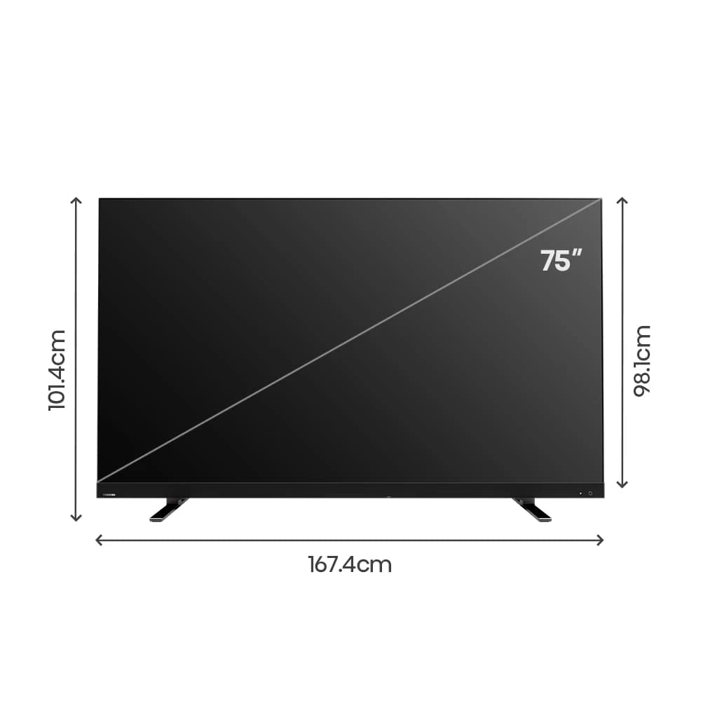 Toshiba TV รุ่น 75Z870MP ทีวี ขนาด 75 นิ้ว Mini-LED 144Hz 4K Ultra HD HDR10+ Far Field Voice control smart TV เกรดคุณภาพ https://lnwchill.com