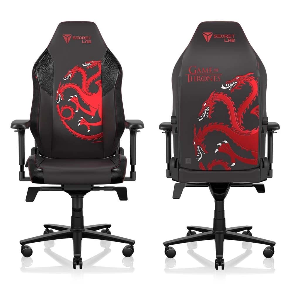 Secretlab TITAN Evo —Game of Thrones House Targaryen Edition (Size R) เก้าอี้เกมมิ่งเพื่อสุขภาพ Ergonomic Gaming Chair https://lnwchill.com