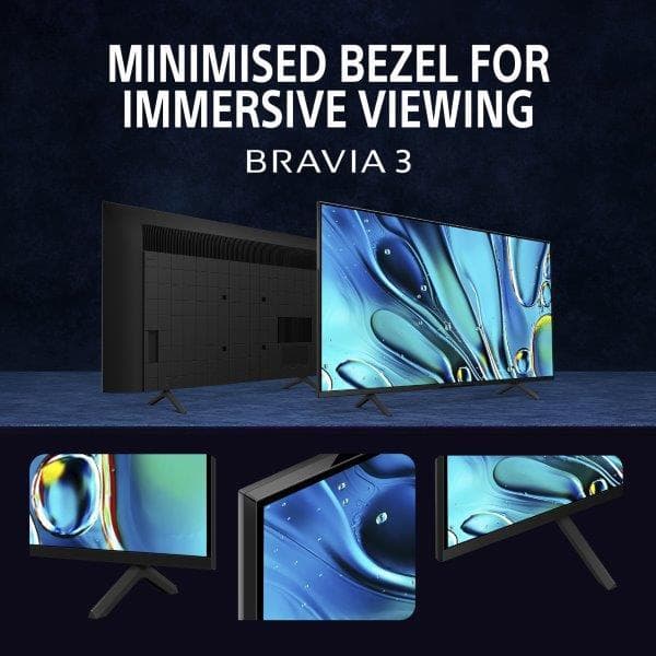 Sony TV รุ่น K-50S30 BRAVIA 3 ขนาด 50” class LED 4K HDR Google TV https://lnwchill.com