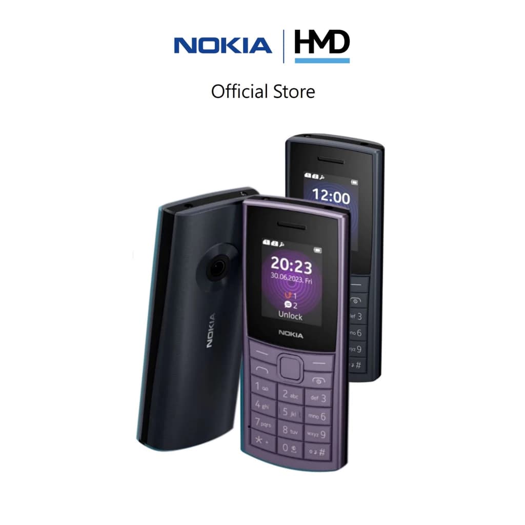 Nokia 110 4G (2023). มือถือปุ่มกด 2 ซิม พร้อมวิทยุ FM (รับประกันศูนย์ไทย 1 ปี) https://lnwchill.com