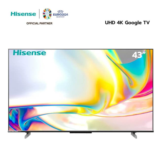 Hisense TV 43A7K Google TV 4K Ultra HD MEMC Atmos Hand-Free Voice Control Smart TV Netflix Youtube /DVB-T2 /USB2.0