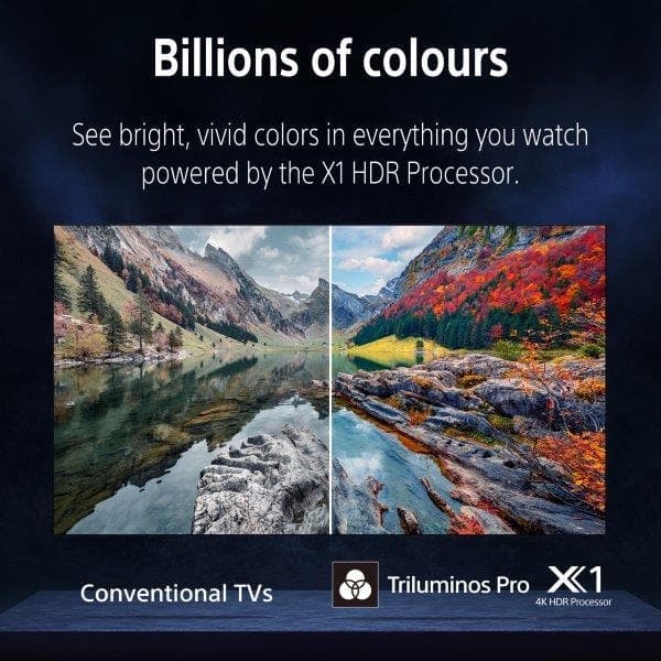 Sony TV รุ่น K-50S30 BRAVIA 3 ขนาด 50” class LED 4K HDR Google TV https://lnwchill.com