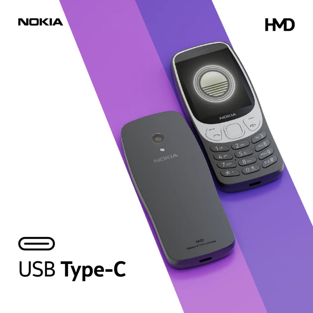 Nokia 3210 4G (2024). มือถือปุ่มกด 2 ซิม พร้อมวิทยุ FM (รับประกันศูนย์ไทย 1 ปี) https://lnwchill.com