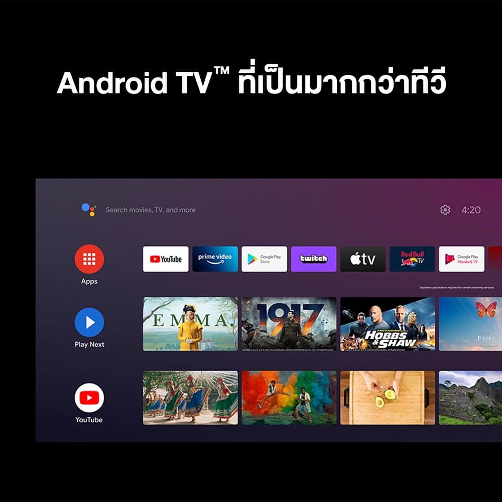 Panasonic LED TV รุ่น TH-32LS600T HD TV ทีวี ขนาด 32 นิ้ว Android TV  มีโหมด Google Assistant Chromecast แอนดรอยด์ทีวี https://lnwchill.com
