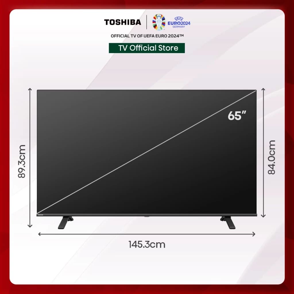 Toshiba TV รุ่น 65E330NP ทีวี ขนาด 65 นิ้ว 4K Ultra HD Wi-Fi HDR10 มีโหมด Voice Control Smart TV https://lnwchill.com