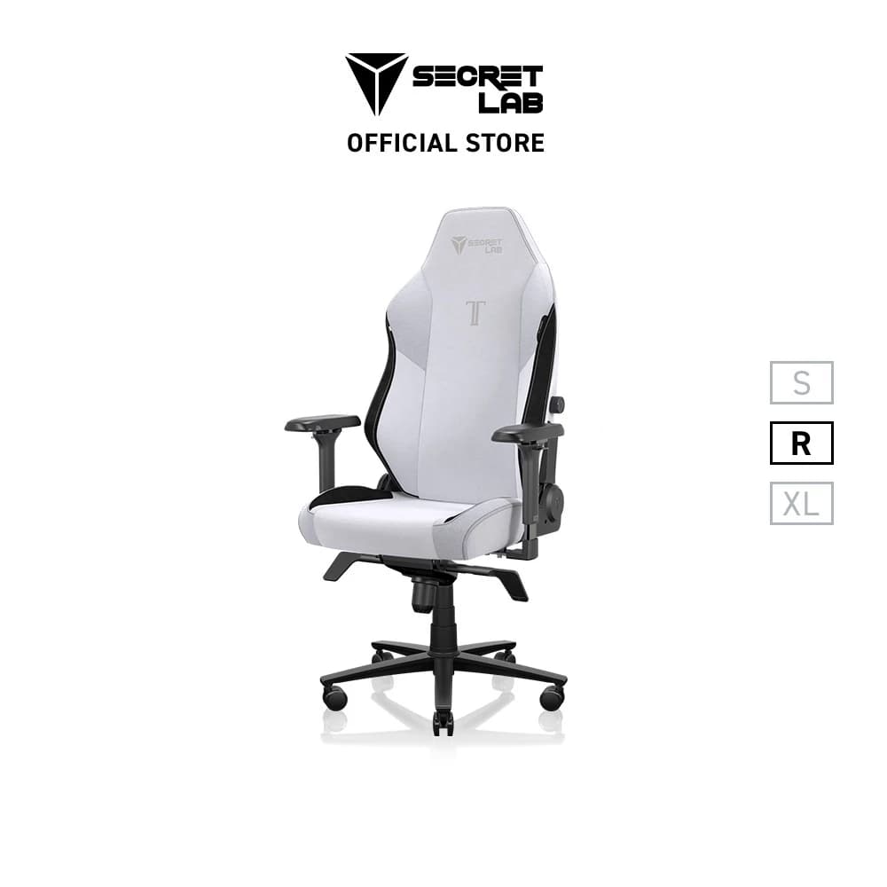 Secretlab รุ่น TITAN Evo เบาะผ้า SoftWeave Plus สีขาว เก้าอี้สีขาว (Arctic White) เก้าอี้เกมมิ่งเพื่อสุขภาพ Ergonomic E-Sport นุ่มสบาย ตามหลักสรีระศาสตร์ https://lnwchill.com