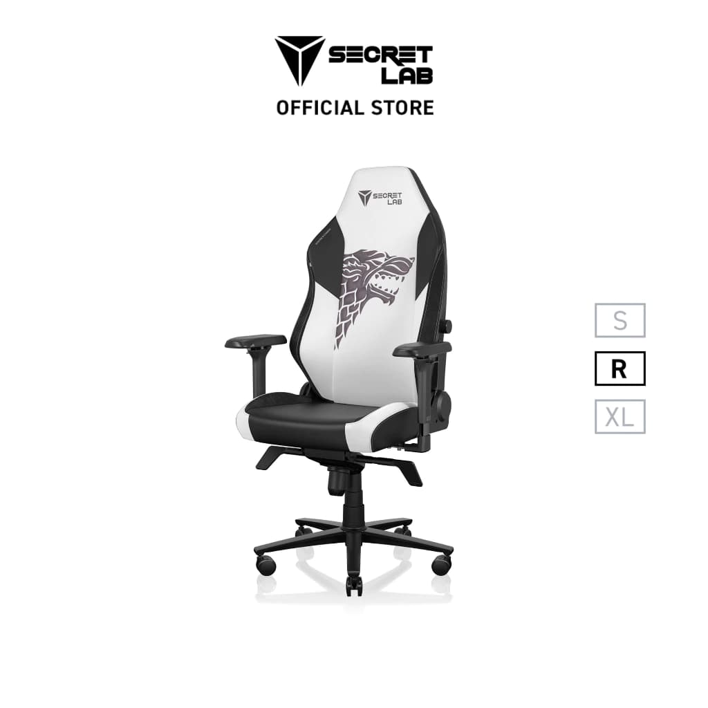 Secretlab รุ่น TITAN Evo Game of Thrones House Stark Edition (Size R) เก้าอี้สีขาว เก้าอี้เกมมิ่งเพื่อสุขภาพ Ergonomic Gaming Chair E-Sport เกรดพรีเมี่ยม https://lnwchill.com