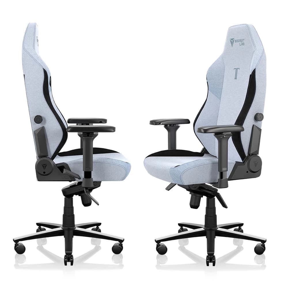 Secretlab รุ่น TITAN Evo เบาะผ้า SoftWeave Plus สีฟ้า เก้าอี้สีฟ้า (Frost Blue) เก้าอี้เกมมิ่ง E-Sport นุ่มสบาย ตามหลักสรีระศาสตร์ เกรดพรีเมี่ยม https://lnwchill.com