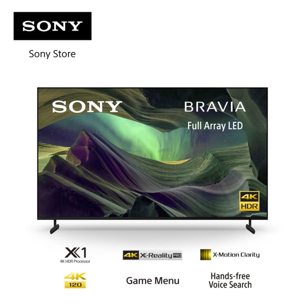 Sony TV รุ่น KD-55X85L ขนาด (55 นิ้ว) | Full Array LED | 4K Ultra HD | High Dynamic Range (HDR) | Smart TV (Google TV) https://lnwchill.com