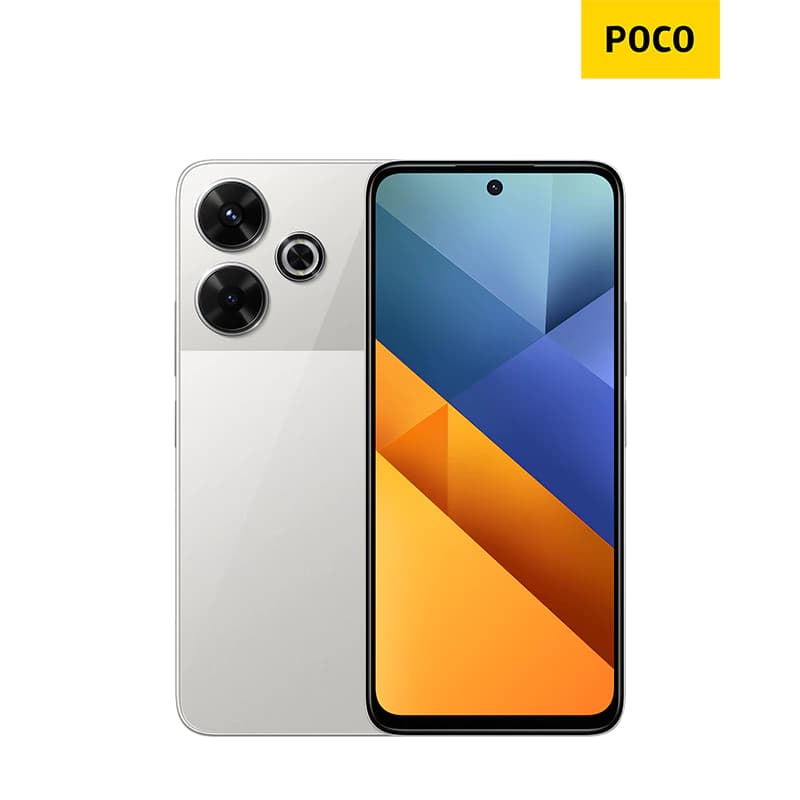 POCO M6 6GB+128GB/8GB+256GB 6.79" 90Hz FHD+ display, กล้องหลักระดับโปรความละเอียด 108MP, รองรับชาร์จเร็ว 33W https://lnwchill.com