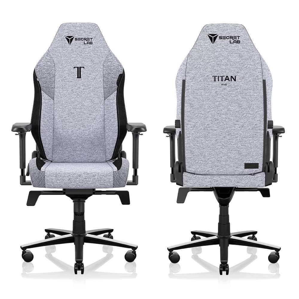 Secretlab รุ่น TITAN Evo เบาะผ้า SoftWeave Plus สีคุกกี้แอนด์ครีม (Cookies & Cream) เก้าอี้สีครีม เก้าอี้เกมมิ่งเพื่อสุขภาพ Ergonomic E-Sport https://lnwchill.com