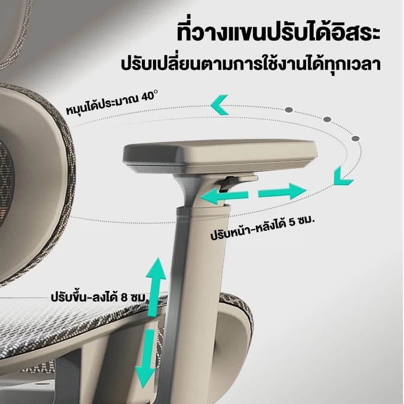 Kris รุ่น P5 เก้าอี้เพื่อสุขภาพ Ergonomic สีเทา ระบายอากาศดีเยี่ยม เบาะฟองน้ำ รองรับสรีระตามหลักสรีรศาสตร์ พร้อมการรับประกันนาน 3 ปี https://lnwchill.com