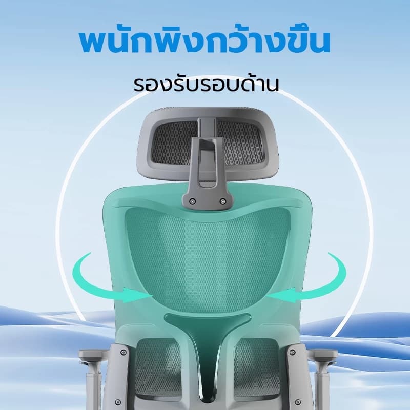 Xpanse รุ่น W202 เก้าอี้สุขภาพ Ergonomic รองรับเอวเพื่อการปรับท่าทาง ฟังก์ชั่นคุ้มค่าเพื่อการทำงานและการผ่อนคลาย https://lnwchill.com