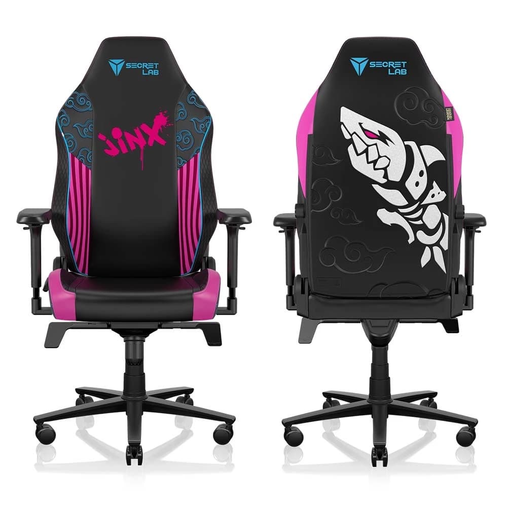 Secretlab TITAN Evo —League of Legends Jinx Edition (Size R) เก้าอี้เกมมิ่งเพื่อสุขภาพ https://lnwchill.com