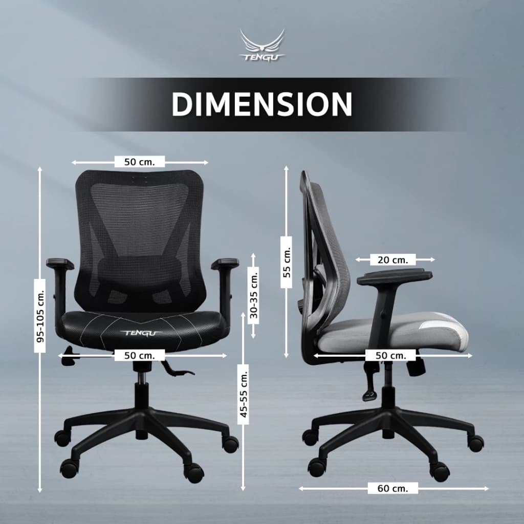 Tengu เก้าอี้เกมมิ่ง เก้าอี้สีดำ เก้าอี้สีขาว รุ่น AMANO เก้าอี้สุขภาพตามหลัก Ergonomics Gaming Chair มีรับประกัน https://lnwchill.com