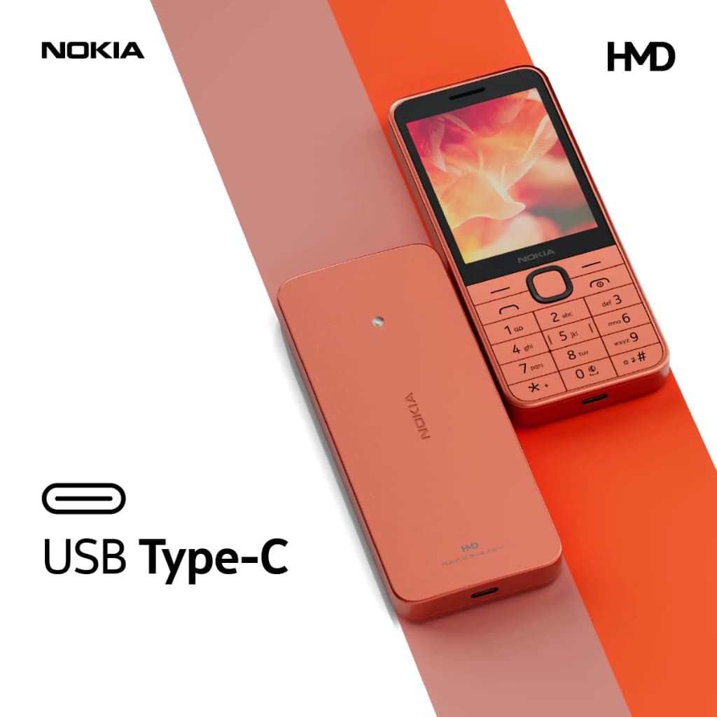 Nokia 215 4G (2024). โทรศัพท์มือถือปุ่มกด 2 ซิม พร้อมวิทยุ FM (รับประกันศูนย์ไทย 1 ปี) https://lnwchill.com