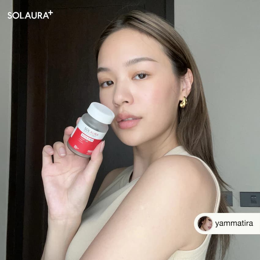 Solaura Astaxanthin 30 Softgels ซอฟต์เจล Softgel โซลอร่า - Asta E IV+ แอสต้าแซนทิน ด้วยสารสกัดจาก สาหร่ายฮีมาโตค็อกคัส พลูวิเอลิส สาหร่ายสีแดง https://lnwchill.com