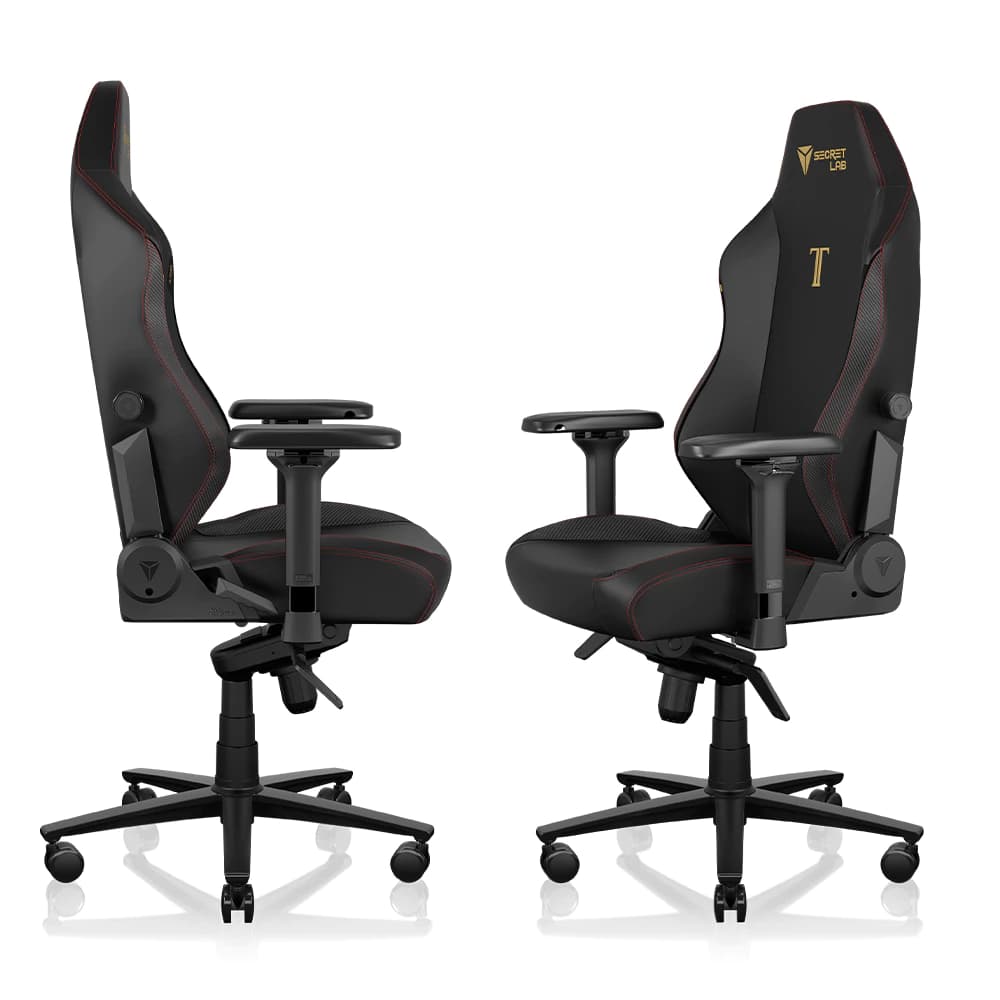 Secretlab รุ่น TITAN Evo เก้าอี้เกมมิ่งเพื่อสุขภาพ Ergonomic E-Sport เบาะหนัง Hybrid NEO สีดำ เก้าอี้สีดำ โลโก้ทอง (Stealth) https://lnwchill.com