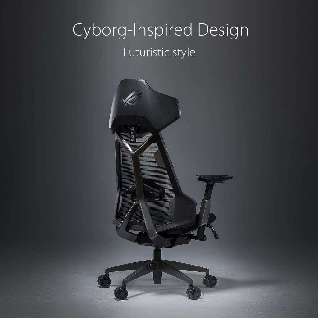 ASUS ROG Gaming Gear - ROG Destrier Ergo Gaming Chair E-Sport เก้าอี้สีดำ เก้าอี้เกมมิ่ง เกรดพรีเมี่ยม เก้าอี้เบาะ นุ่ม สบาย ระบายอากาศดีเยี่ยม ตามหลักสรีระศาสตร์ ลดอาการปวดเมื่อย 90GC0120-MSG010 https://lnwchill.com