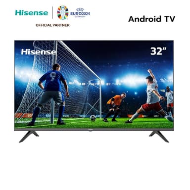 Hisense รุ่น 32E5G TV HD Android TV Smart TV Netflix Youtube Google Assistant DVB-T2 / USB2.0 / HDMI /AV /Digital Audio
