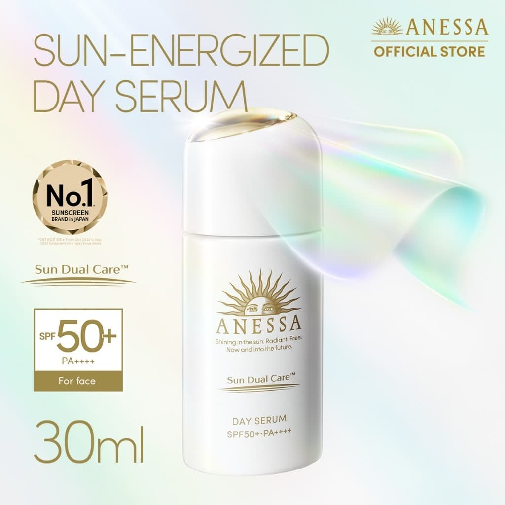 ANESSA เดย์ เซรั่ม SPF50+ PA++++ 30 มล. ฟรี เพอร์เฟค ยูวี ซันสกรีน สกินแคร์ มิลค์ NA SP https://lnwchill.com