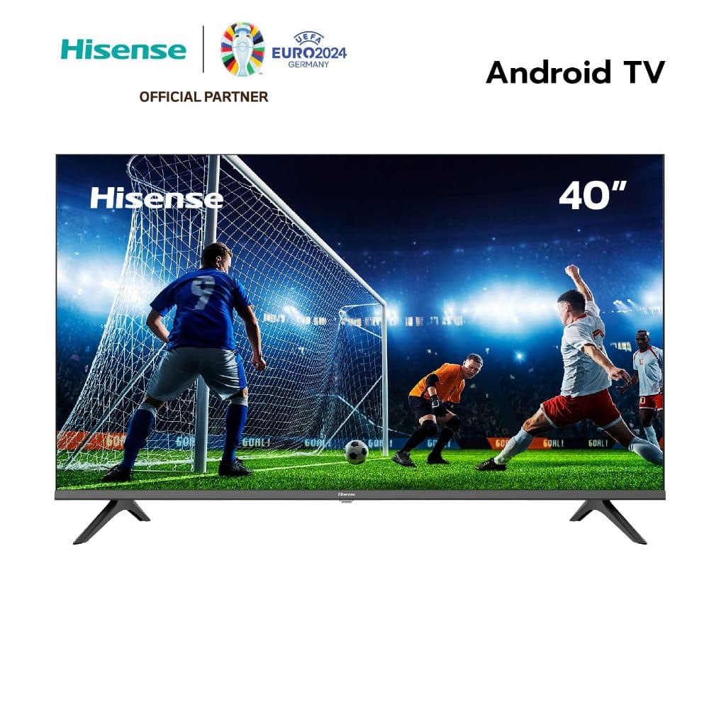 Hisense 40E5G TV Android TV รุ่น 40E5G Full HD Smart TV Google Assistant Netflix YouTube Voice Control Build in Wifi DVB-T2 https://lnwchill.com