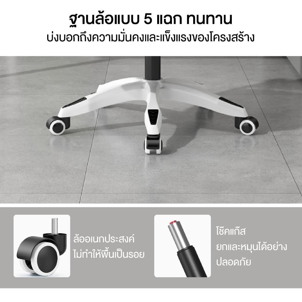 Elife รุ่น E-Chair80 เก้าอี้ Ergonomic ผ้าตาข่ายระบายอากาศ ปรับเอน 150 องศา รองรับน้ำหนัก 300 กก. เพื่อสุขภาพและการทำงาน https://lnwchill.com