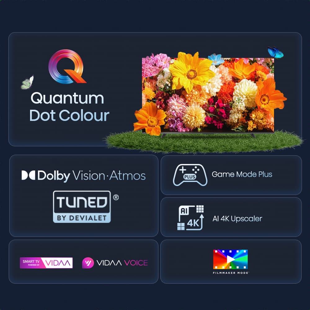 Hisense รุ่น 75E7Q ทีวี QLED ขนาด 75 นิ้ว ความละเอียด 4K Ultra HD Smart TV Vidaa OS มอบประสบการณ์ภาพและเสียงเหนือระดับ https://lnwchill.com