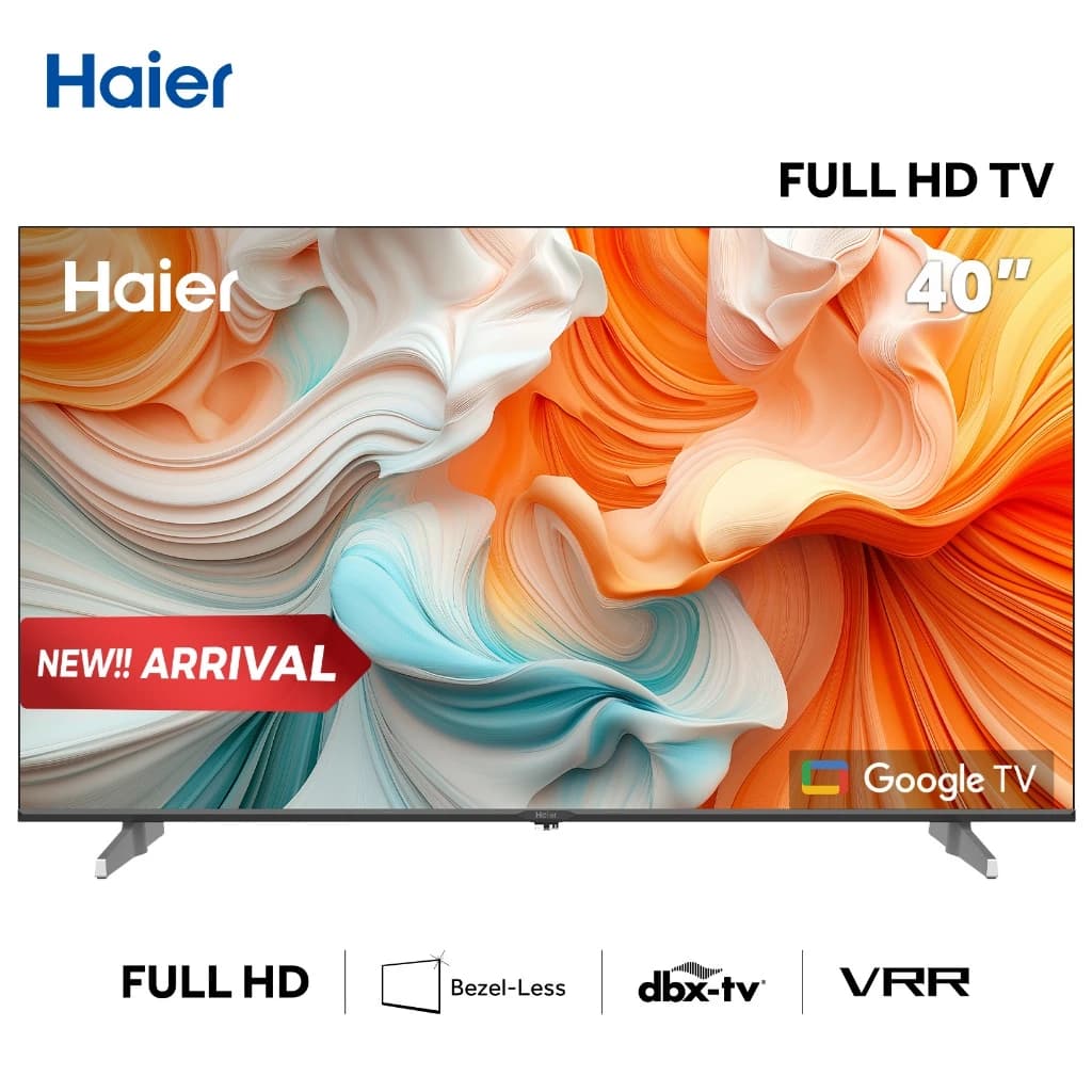 Haier 40H6S TV ขนาด 40" นิ้ว HDR10 รุ่น 40H6S Full HD Smart Google TV with Netflix YouTube https://lnwchill.com