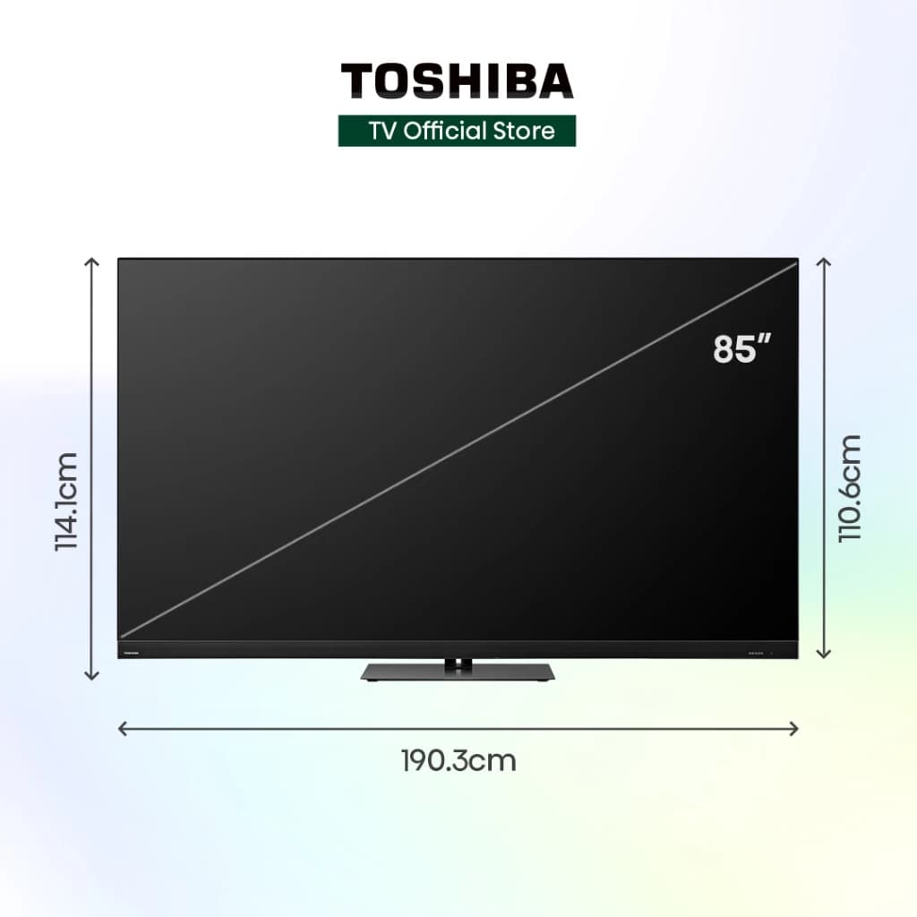 TOSHIBA TV 85Z870NP ทีวี 85 นิ้ว Mini-LED 144Hz 4K Ultra HD HDR10+ Far Field Voice control smart TV https://lnwchill.com