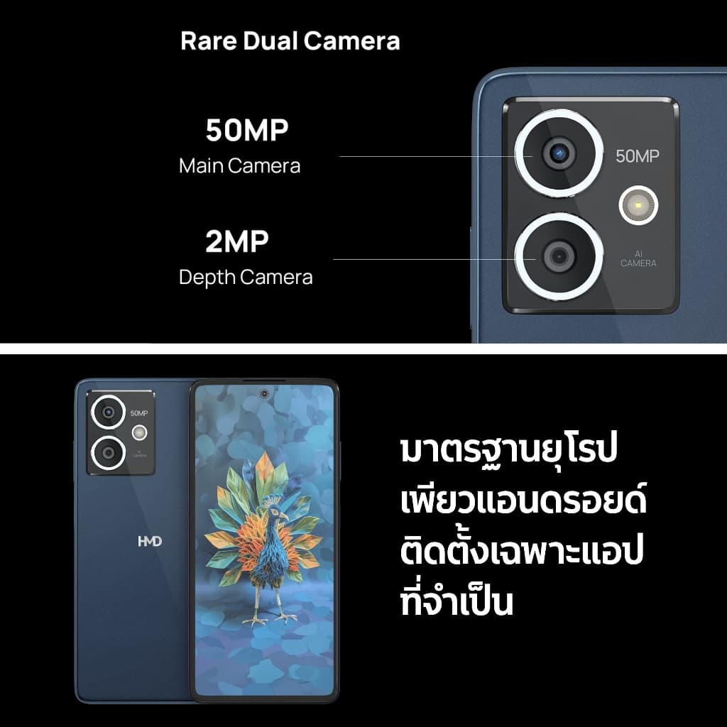 HMD รุ่น CREST 5G สมาร์ทโฟน 5G จอแสดงผล OLED 6.67 นิ้ว 90Hz พร้อมกล้องความละเอียดสูง 50MP เพื่อประสบการณ์การใช้งานที่เหนือกว่า https://lnwchill.com