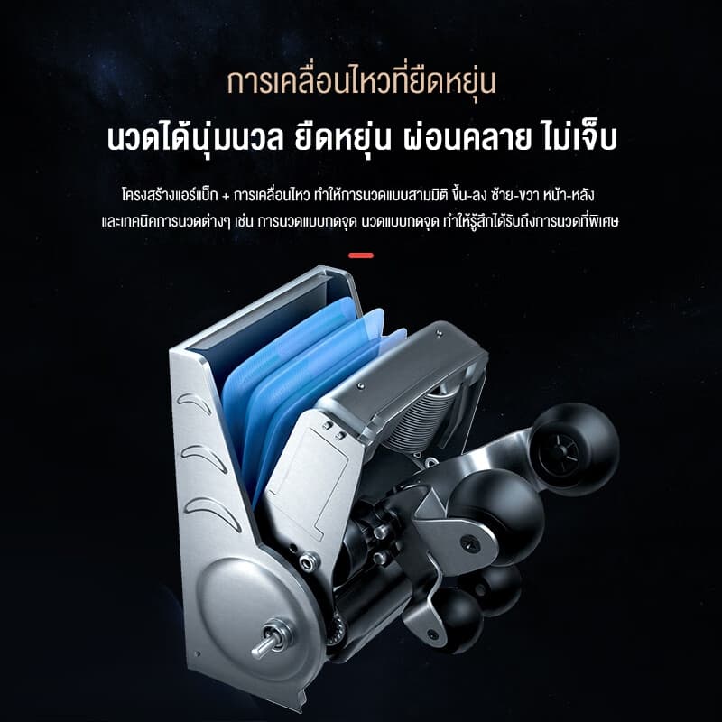 XUTI รุ่น เก้าอี้นวดไฟฟ้า นวดแผนไทยหลายฟังก์ชัน ระบบไร้แรงโน้มถ่วง Zero Gravity ดีไซน์แคปซูลอวกาศ มอบประสบการณ์การนวดทั่วร่างกายเพื่อการผ่อนคลายขั้นสูงสุด https://lnwchill.com